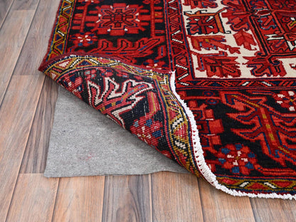 Red 9'11" x 12'8" Traditional Hand knotted Wool Rug - Sku: O0180