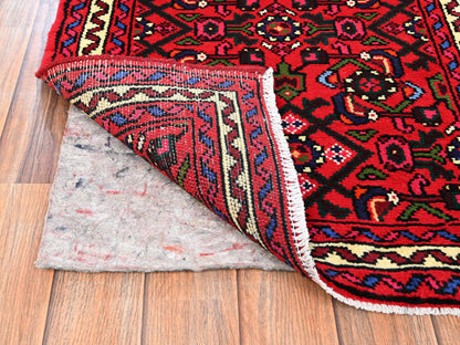 Red 2'3" x 6'2" Persian Hand knotted Wool Rug - Sku: O01878