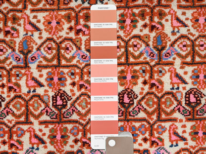 Ivory 2'11" x 6'4" Persian Hand knotted Wool Rug - Sku: O01900