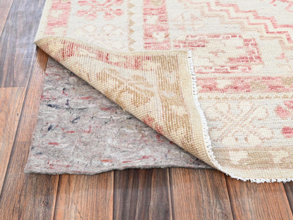 Oushak hand-knotted wool rug in Gray & Ivory, 4'10" x 6'8" — SKU O01982 (view 3)