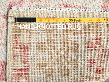 Oushak hand-knotted wool rug in Gray & Ivory, 4'10" x 6'8" — SKU O01982 (view 7)