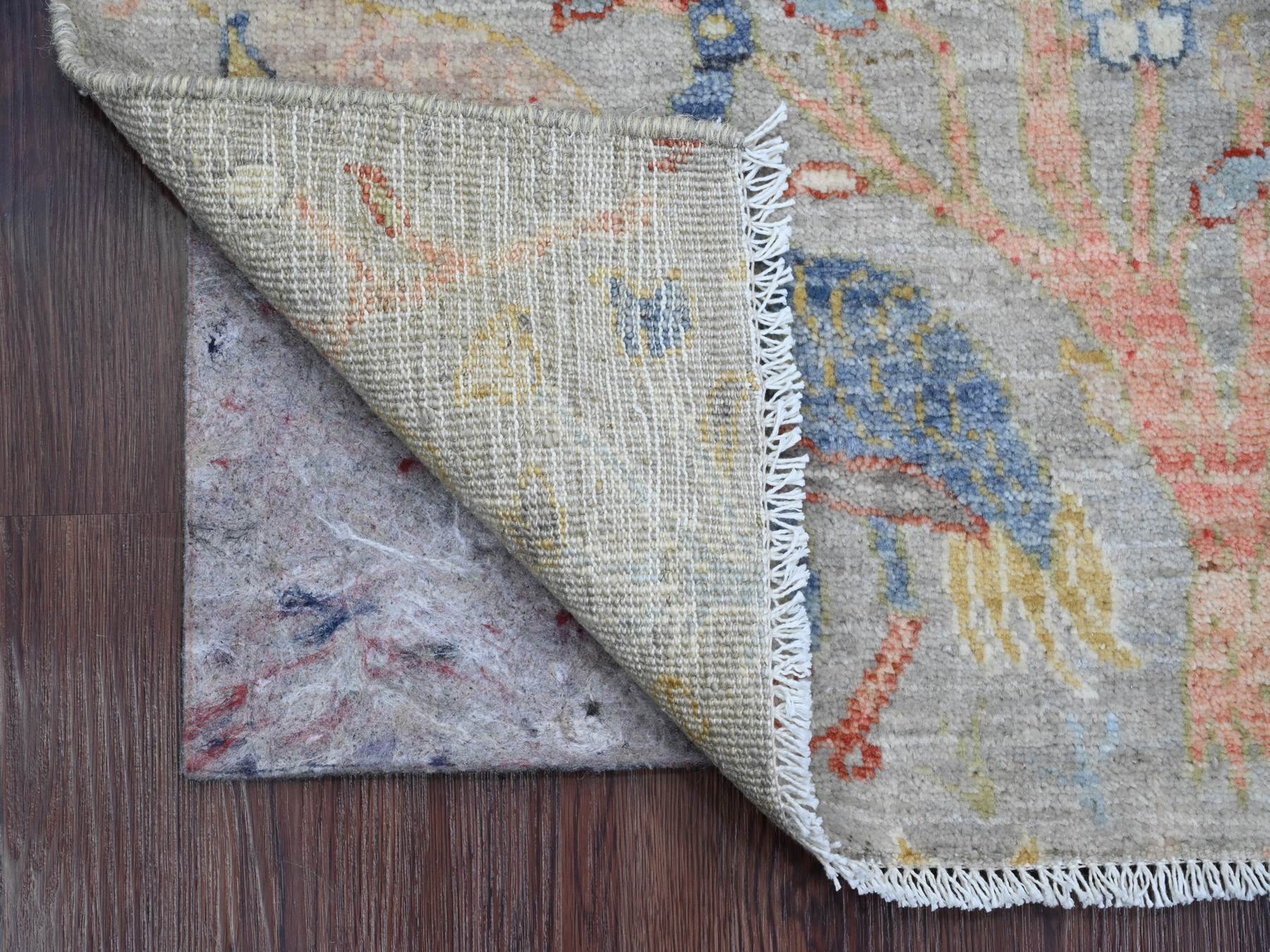 Peshawar Oushak hand-knotted wool rug in Gray, 2'1" x 3'1" — SKU O020036 (view 2)