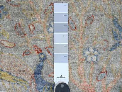 Peshawar Oushak hand-knotted wool rug in Gray, 2'1" x 3'1" — SKU O020036 (view 3)