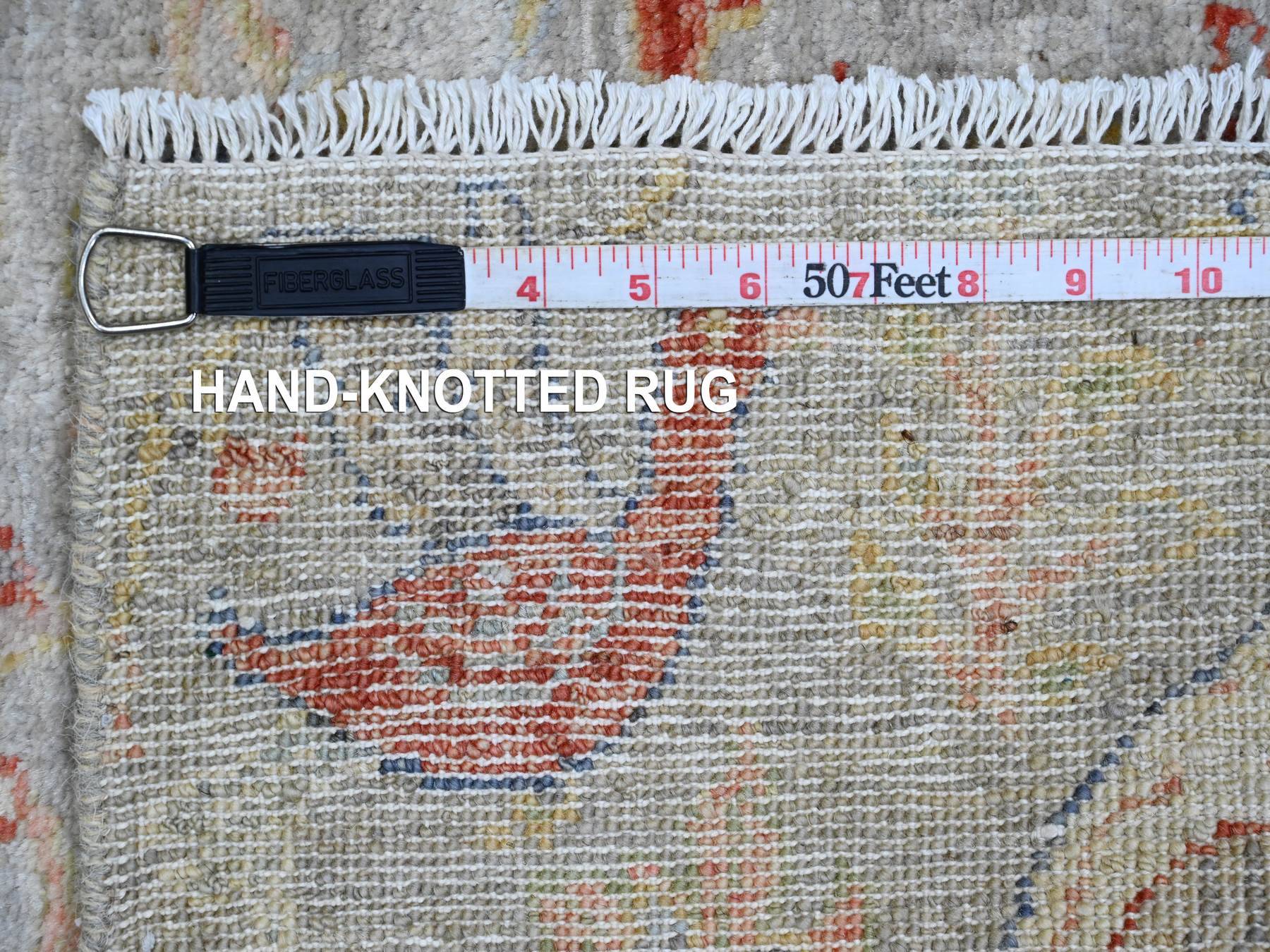 Peshawar Oushak hand-knotted wool rug in Gray, 2'1" x 3'1" — SKU O020036 (view 6)