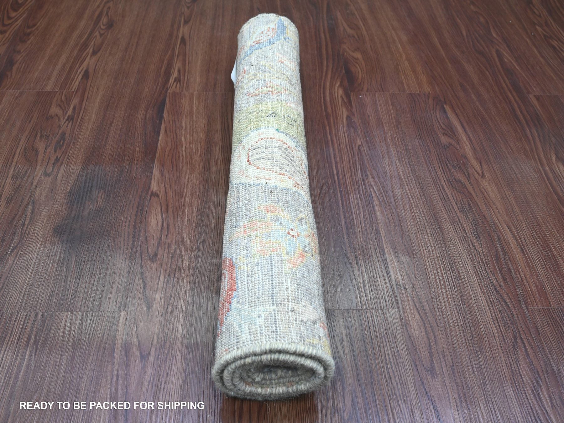 Peshawar Oushak hand-knotted wool rug in Gray, 2'1" x 3'1" — SKU O020042 (view 4)