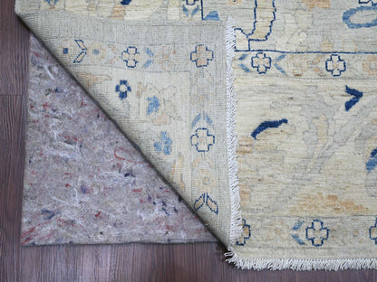 Mahal Oushak hand-knotted wool rug in Gray, 9' x 11'7" — SKU O020089 (view 4)