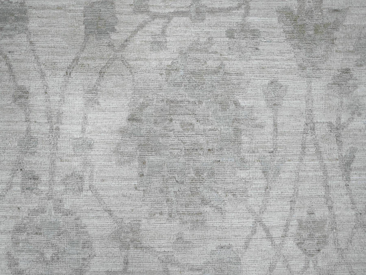 Peshawar Oushak hand-knotted wool rug in Ivory, 11'5" x 15'1" — SKU O020114 (view 8)