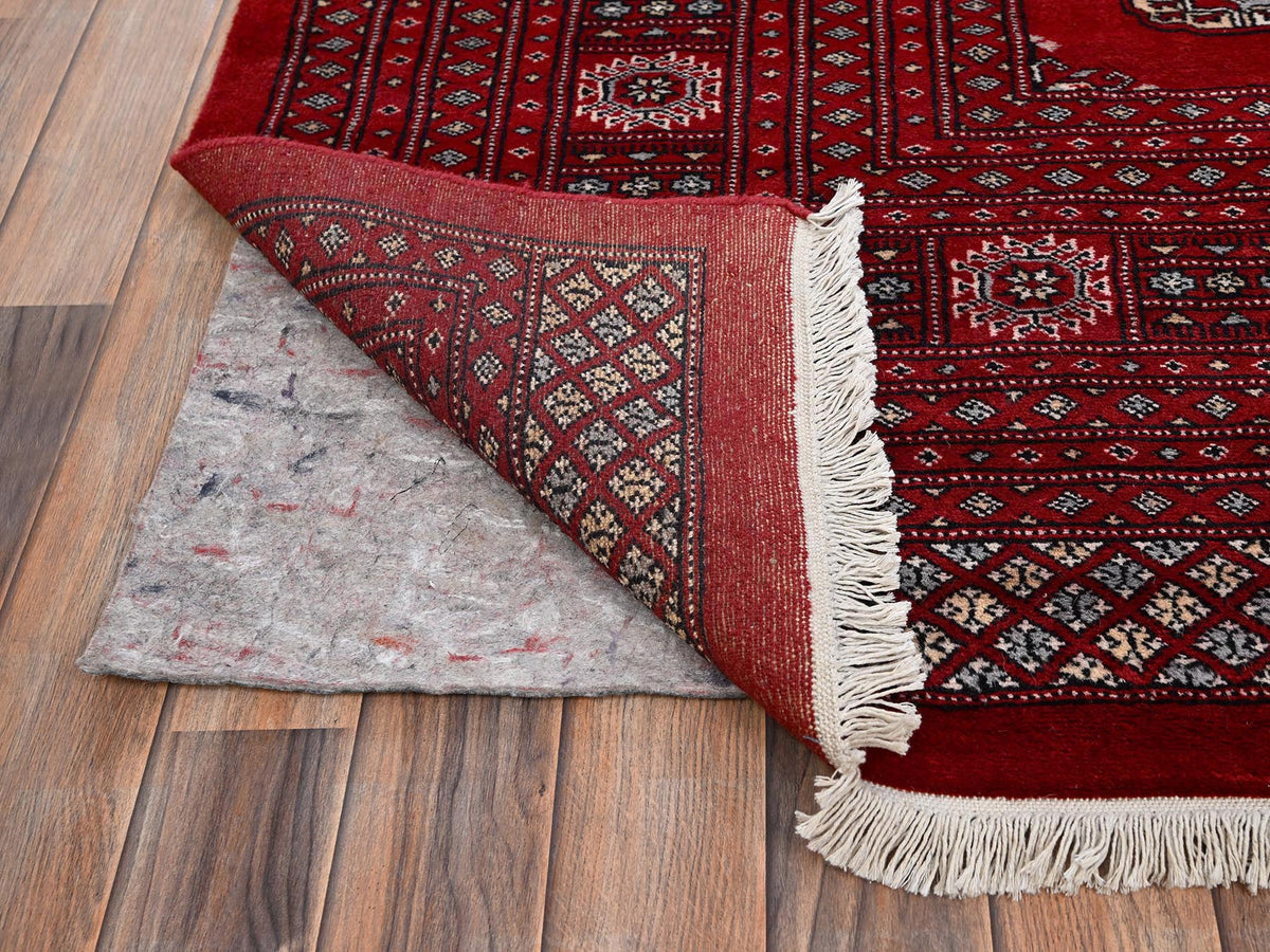 Tribal Tribal & Geometric hand-knotted wool rug in Red, 10'4" x 14'4" — SKU O02011 (view 5)