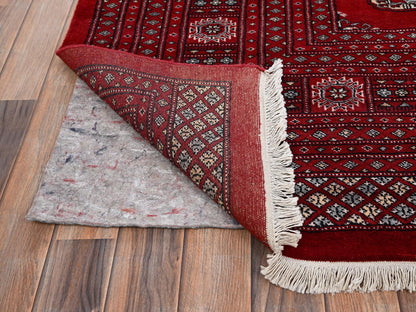 Tribal Tribal & Geometric hand-knotted wool rug in Red, 10'4" x 14'4" — SKU O02011 (view 5)