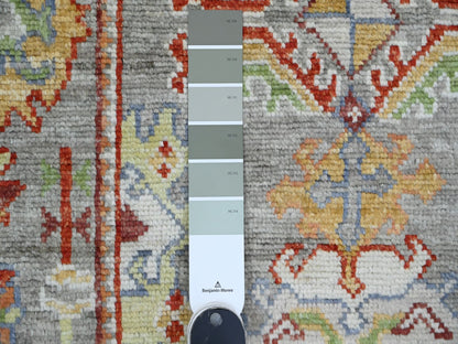 Oushak Oushak hand-knotted wool runner in Gray, 2'9" x 9'6" — SKU O020128 (view 3)