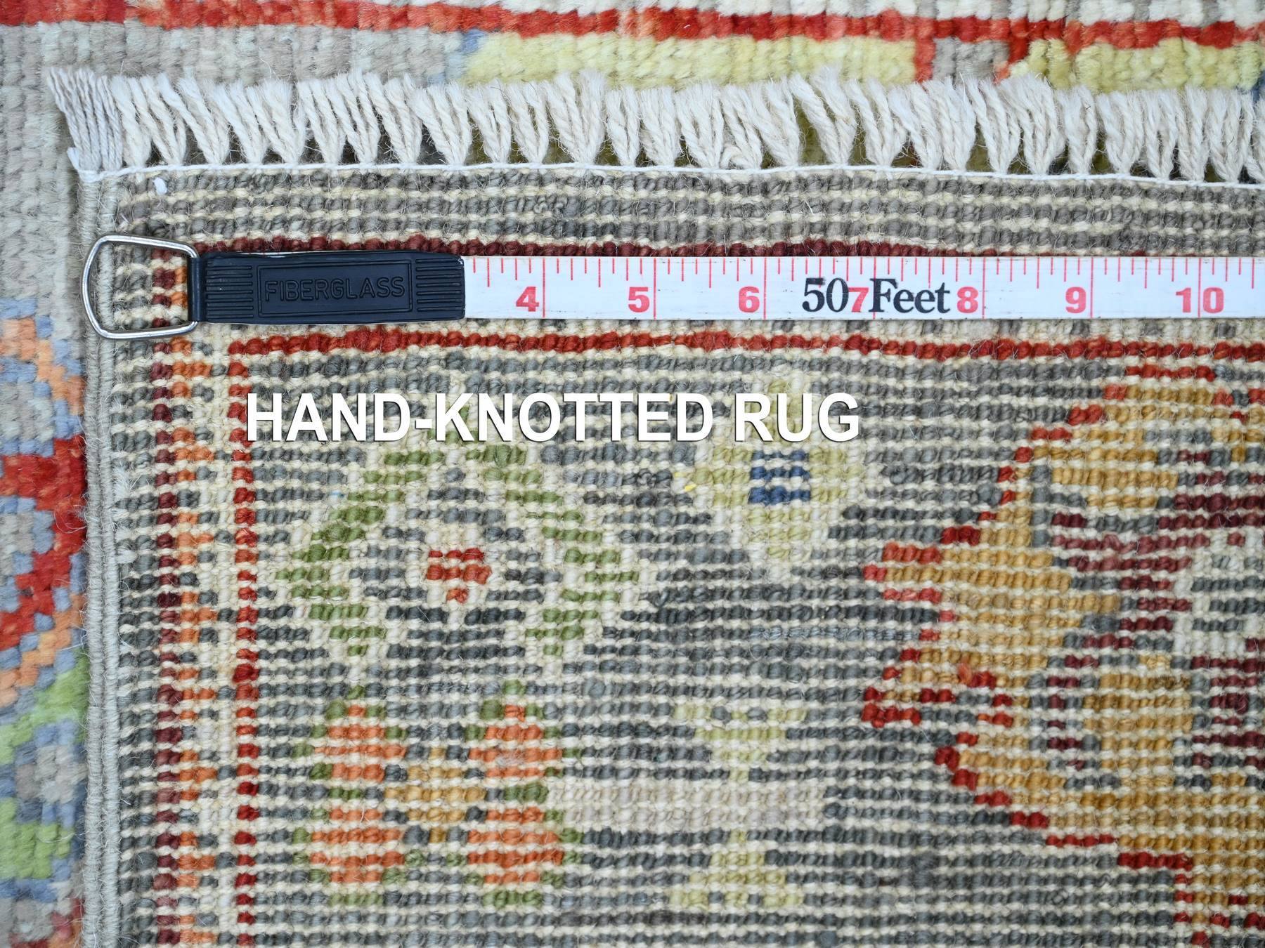 Oushak Oushak hand-knotted wool runner in Gray, 2'9" x 9'6" — SKU O020128 (view 6)