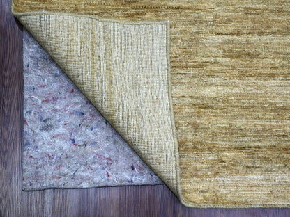 Brown 7'11" x 9'0" Modern and Contemporary Hand knotted Wool Rug - Sku: O020144