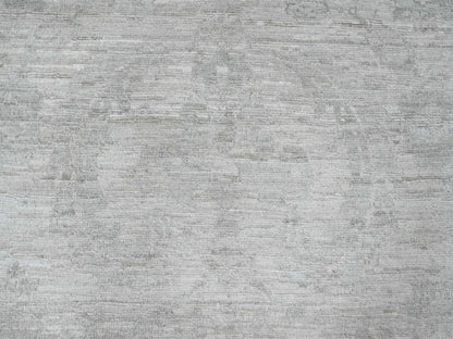 Peshawar Oushak hand-knotted wool rug in Ivory & Light Gray, 8'9" x 11'5" — SKU O020186 (view 8)
