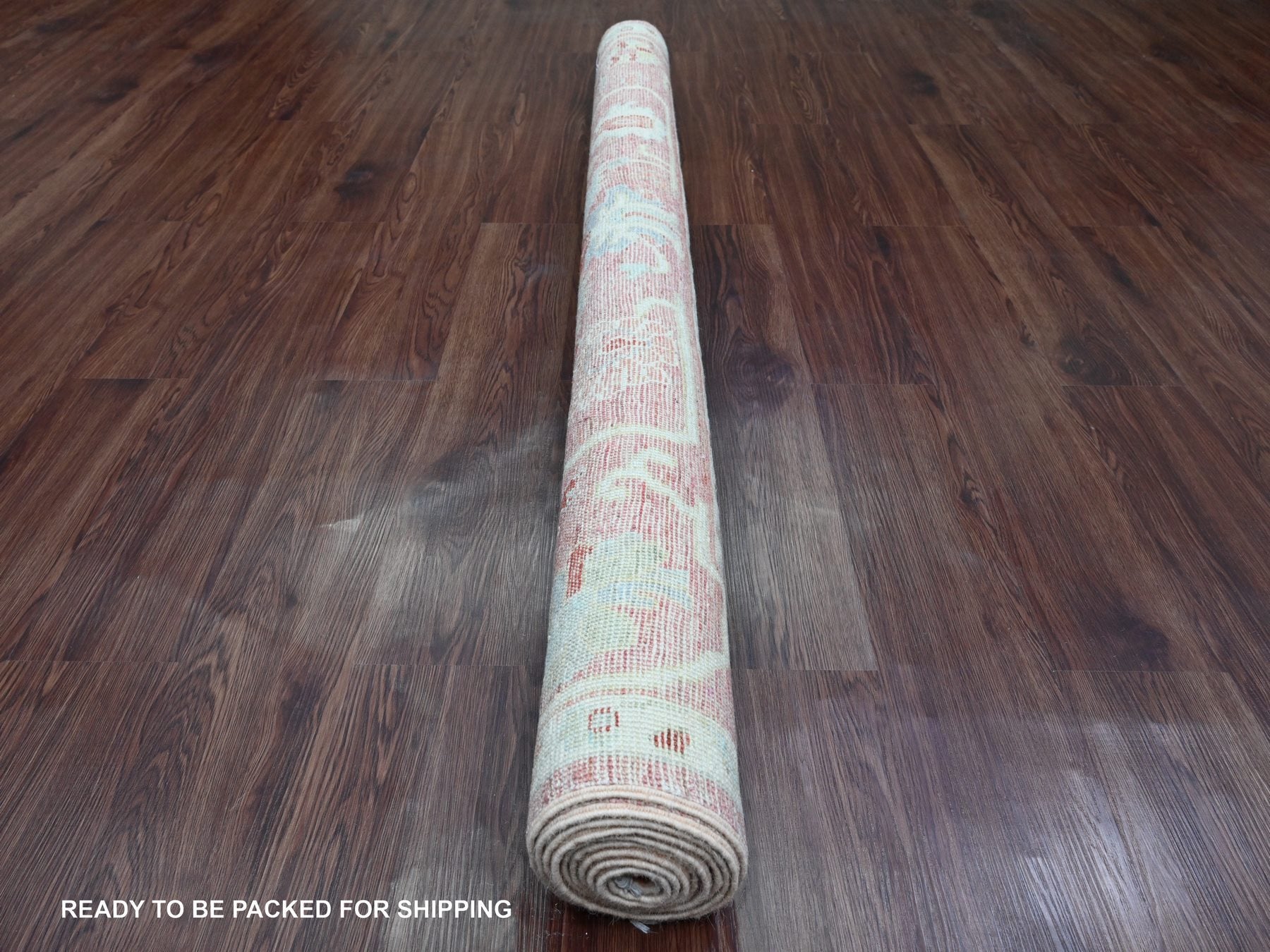 Oushak Oushak hand-knotted wool rug in Pink, 5'9" x 8'9" — SKU O020199 (view 4)