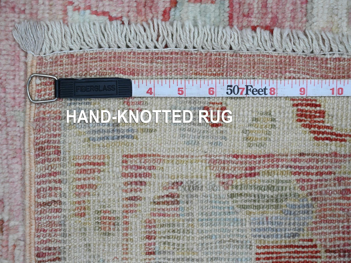Oushak Oushak hand-knotted wool rug in Pink, 5'9" x 8'9" — SKU O020199 (view 6)
