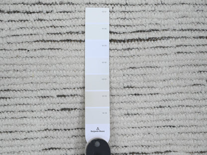 Tribal & Geometric hand-knotted wool rug in Ivory, 15'9" x 23'5" — SKU O020232 (view 7)