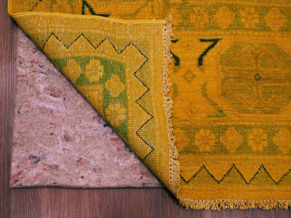 Overdyed 8'6" x 11'4" Tribal Hand knotted Wool Rug - Sku: O020248