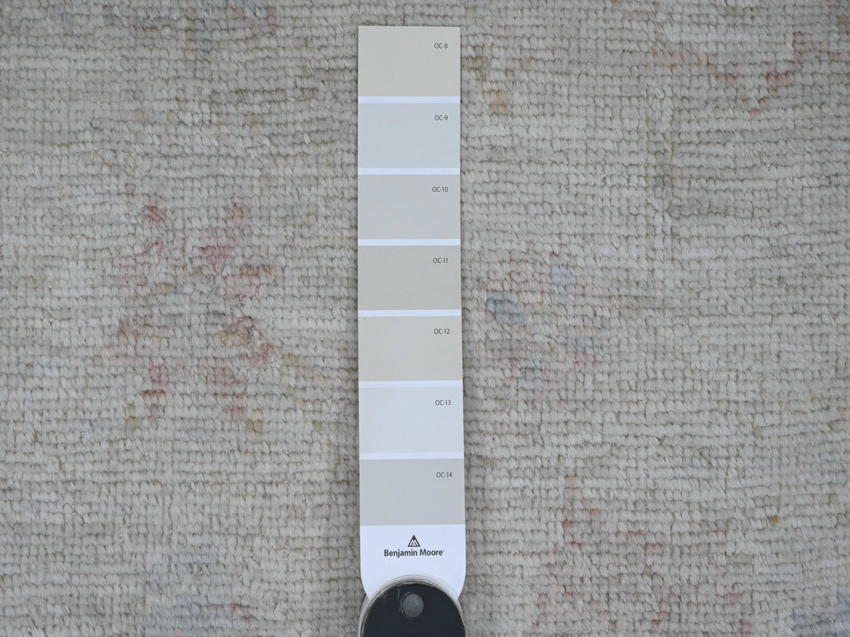 Oushak Oushak hand-knotted wool rug in Gray, 7'10" x 9'8" — SKU O020265 (view 7)
