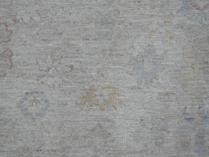 Oushak Oushak hand-knotted wool rug in Gray, 7'10" x 9'8" — SKU O020265 (view 8)