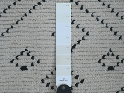 Ivory 3'0" x 12'8" Tribal Hand knotted Wool Rug - Sku: O020289