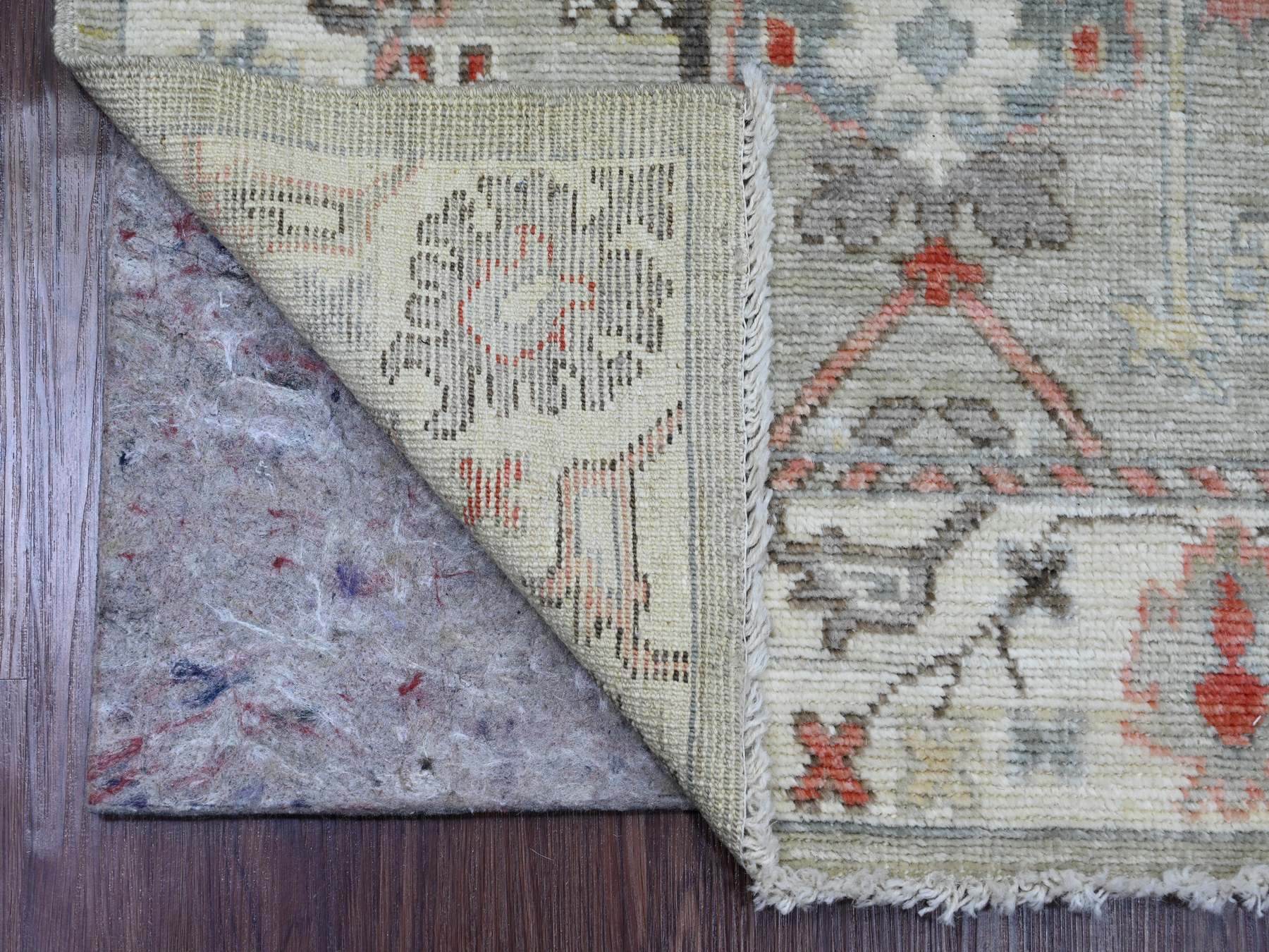 Oushak Oushak hand-knotted wool rug in Gray & Ivory, 2'11" x 4'9" — SKU O020299 (view 2)