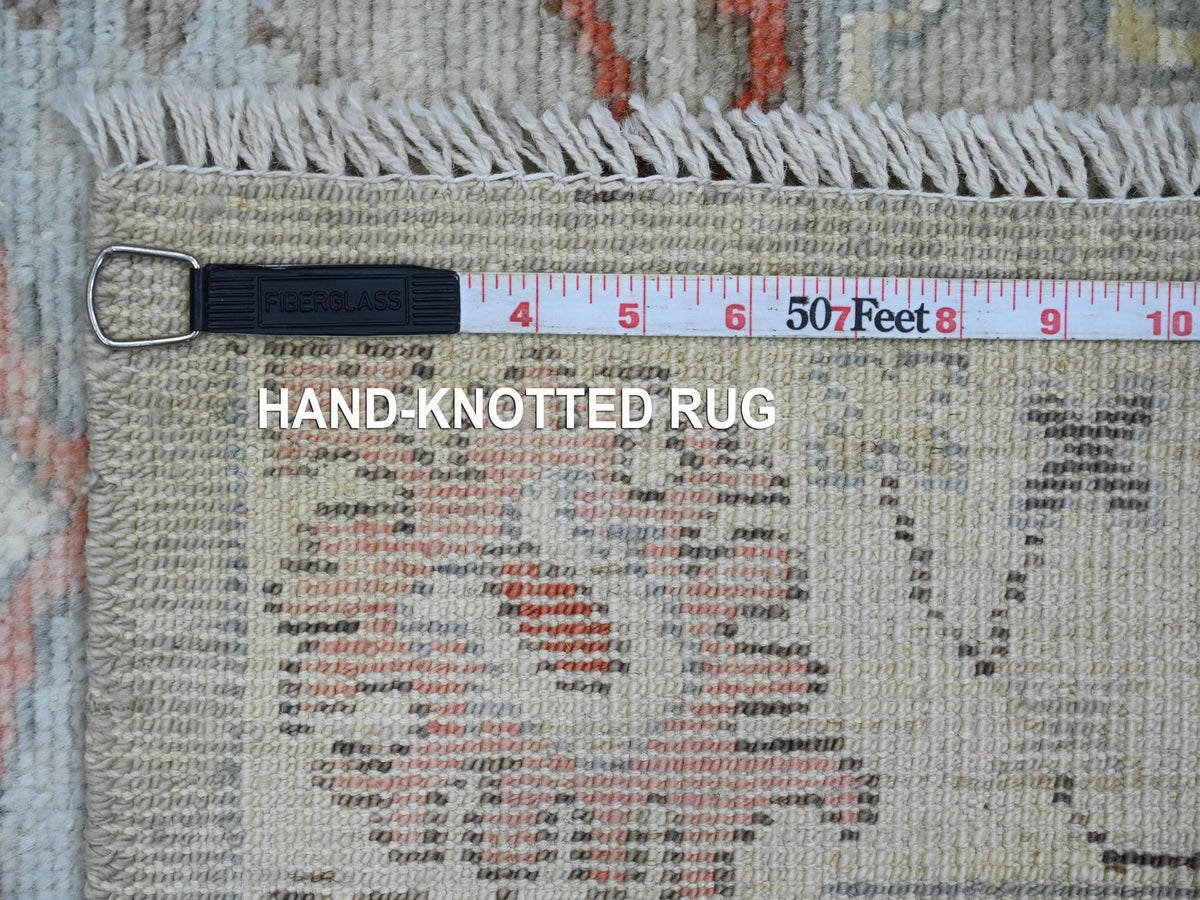 Oushak Oushak hand-knotted wool rug in Gray & Ivory, 2'11" x 4'9" — SKU O020299 (view 6)