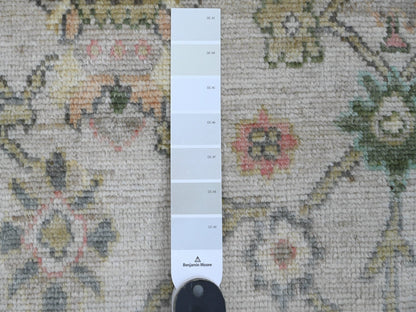 Oushak Oushak hand-knotted wool rug in Ivory, 2' x 3' — SKU O020319 (view 3)
