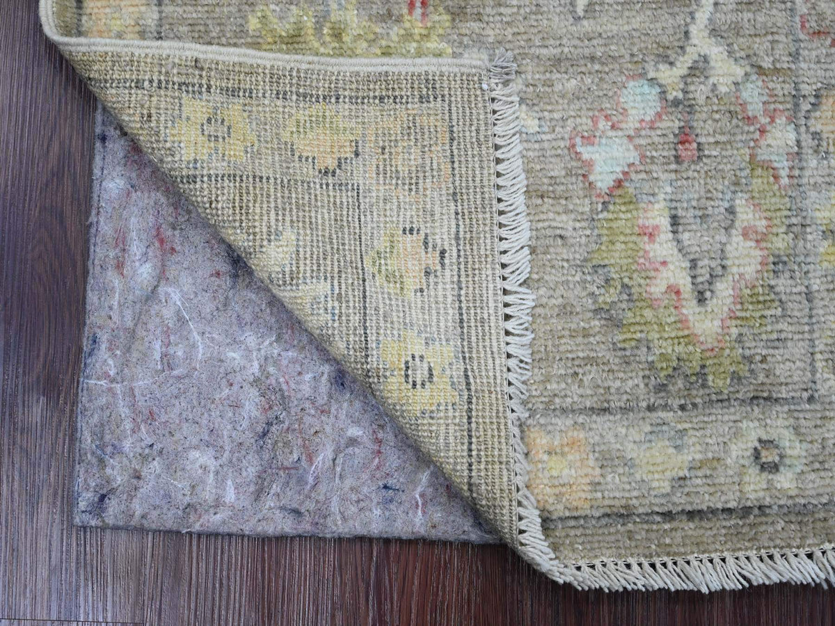 Oushak Oushak hand-knotted wool rug in Gray, 1'11" x 3'2" — SKU O020326 (view 2)