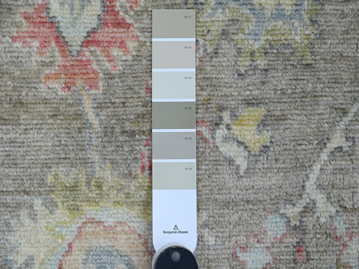 Oushak Oushak hand-knotted wool rug in Gray, 1'11" x 3'2" — SKU O020326 (view 3)