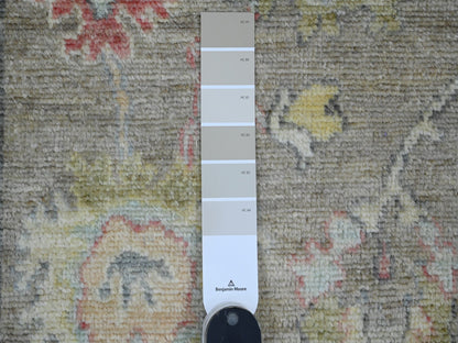 Brown 1'11" x 3'2" Oushak / Peshawar Hand knotted Wool Rug - Sku: O020331