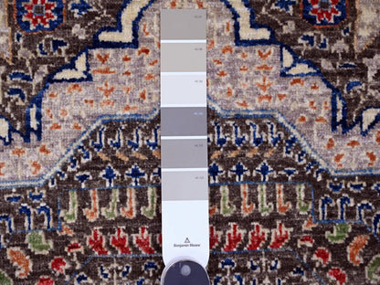 Brown 7'8" x 7'8" Mamluk Hand knotted Wool Rug - Sku: O020337