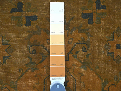 Kazak Kazak hand-knotted wool rug in Overdyed & Brown, 7'8" x 9'10" — SKU O020402 (view 7)