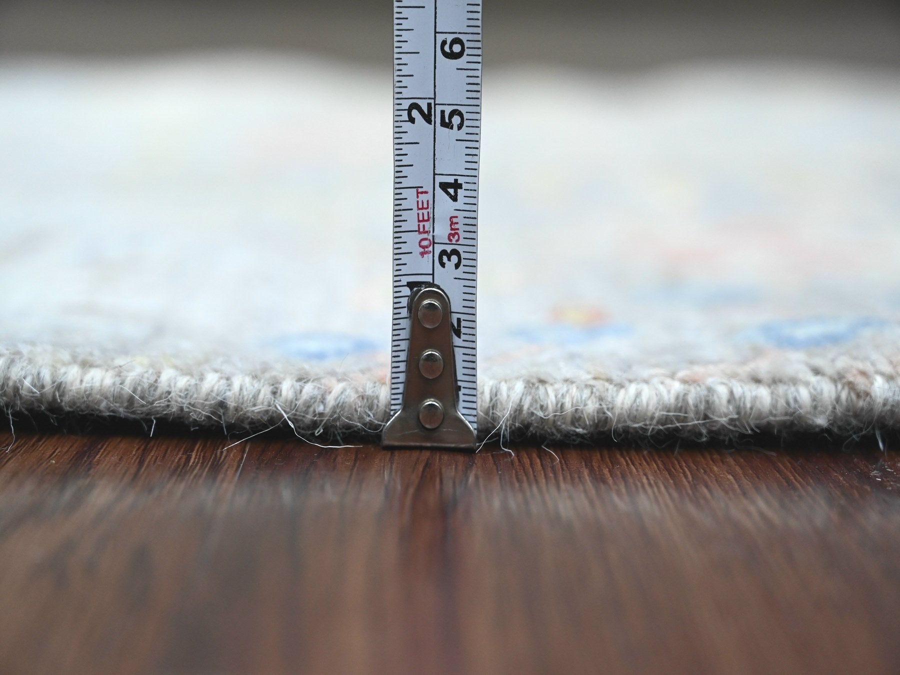 Peshawar Oushak hand-knotted wool runner in Gray, 2'7" x 22' — SKU O020435 (view 5)