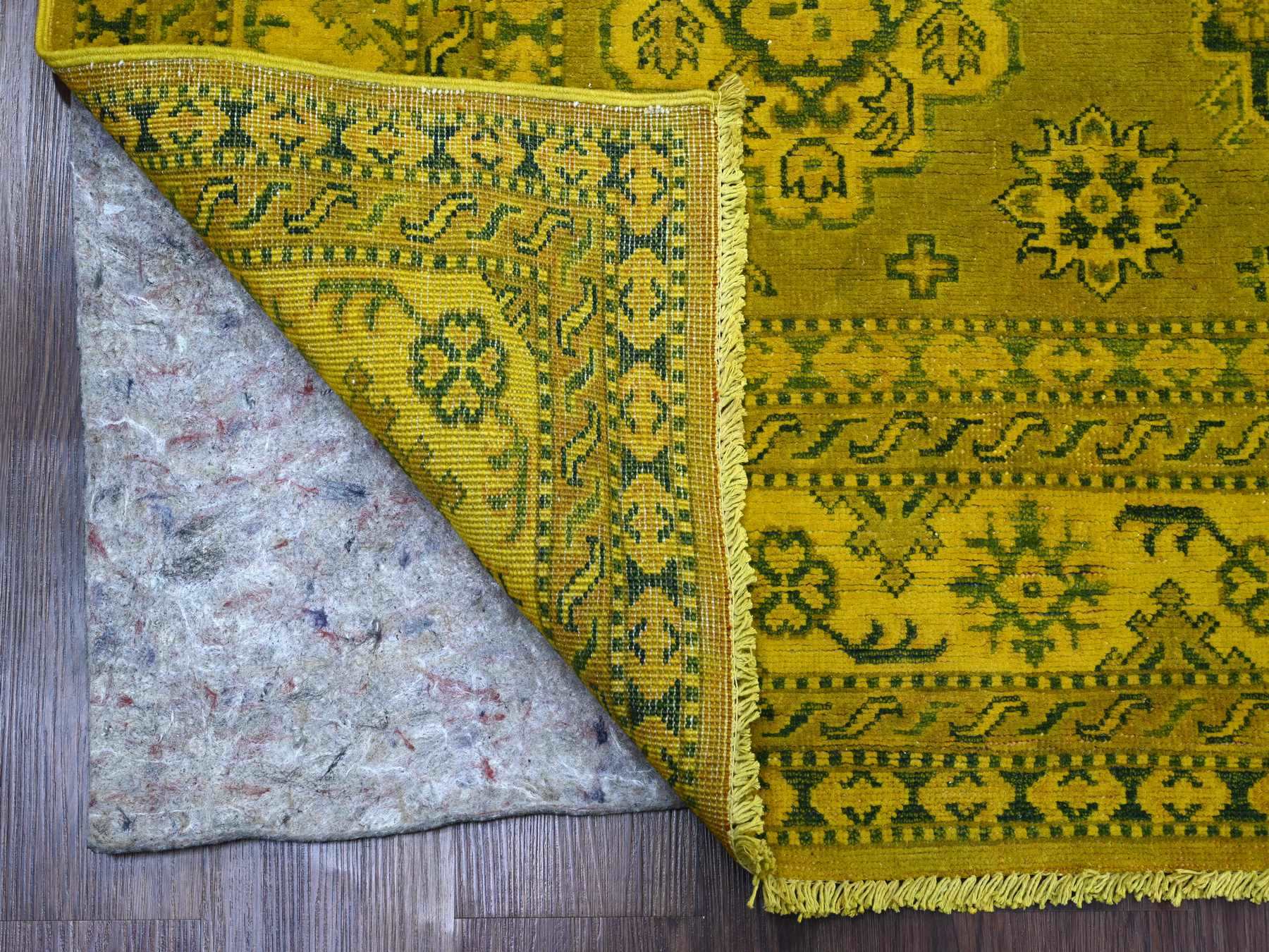 Kazak Kazak hand-knotted wool rug in Overdyed & Brown, 5'11" x 8'6" — SKU O020442 (view 2)
