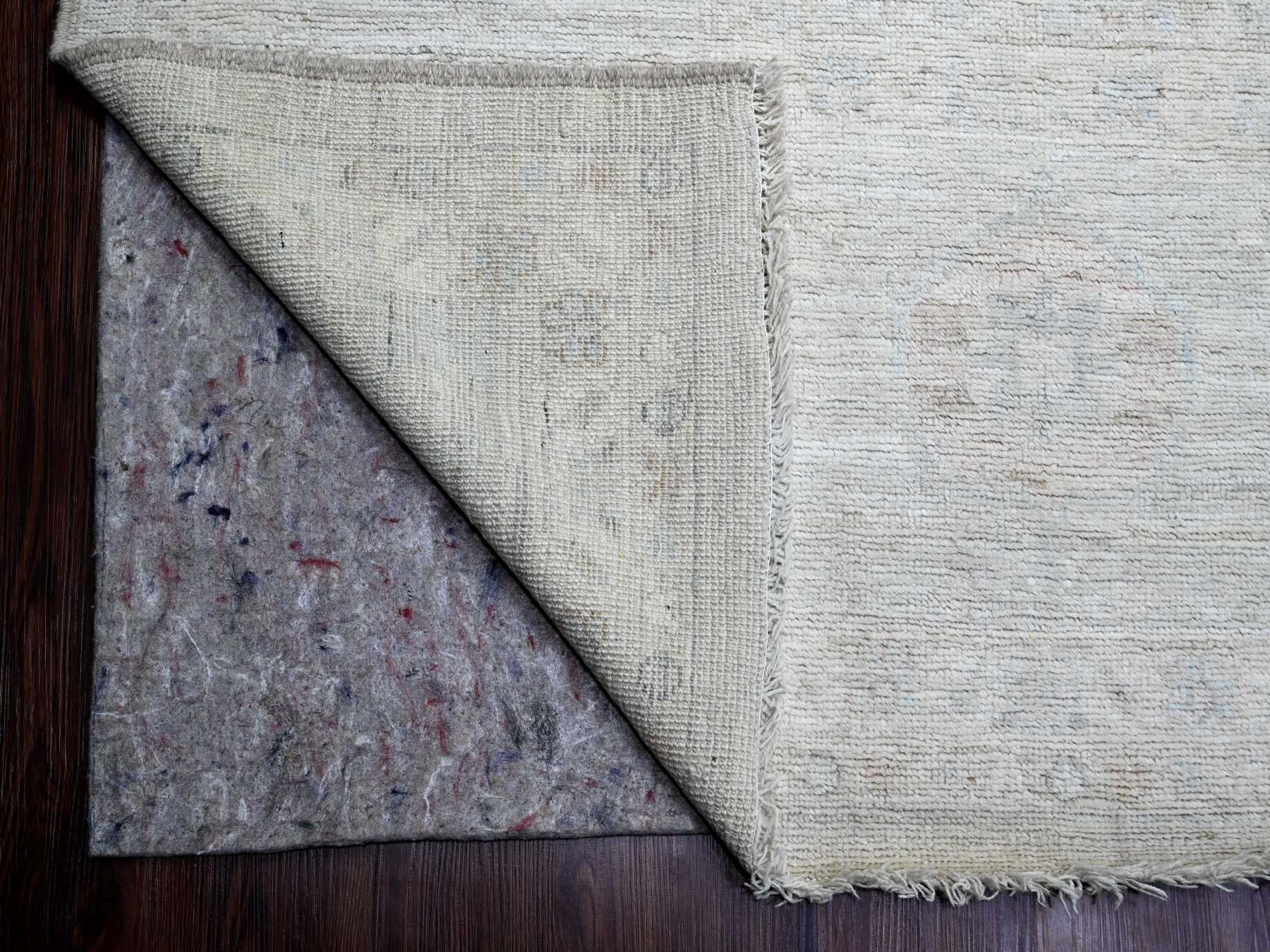 Oushak Oushak hand-knotted wool rug in Ivory, 11'11" x 14'8" — SKU O020461 (view 4)