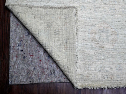 Oushak Oushak hand-knotted wool rug in Ivory, 11'11" x 14'8" — SKU O020461 (view 4)