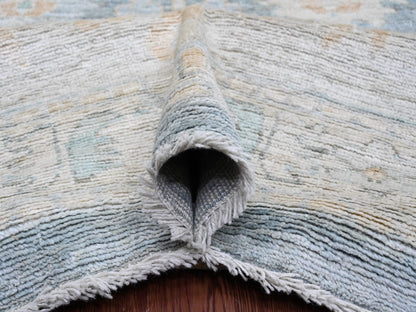Oushak Oushak hand-knotted wool rug in Gray & Ivory, 11'9" x 15'5" — SKU O020462 (view 5)