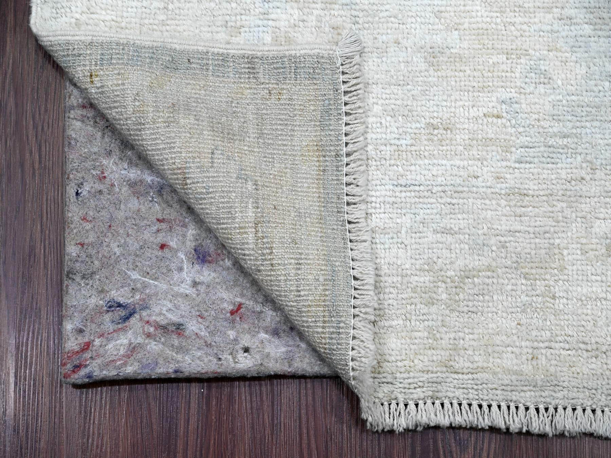 Oushak Oushak hand-knotted wool runner in Gray & Light Gray, 2'10" x 19'6" — SKU O020471 (view 2)