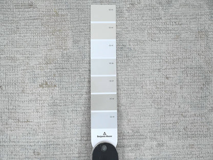 Oushak Oushak hand-knotted wool runner in Gray & Light Gray, 2'10" x 19'6" — SKU O020471 (view 3)