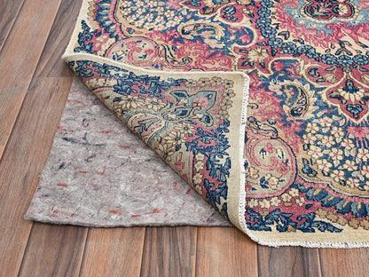 Kerman Vintage hand-knotted wool rug in Ivory, 11'5" x 16'10" — SKU O02047 (view 5)