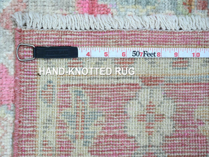 Oushak Oushak hand-knotted wool rug in Pink, 4'1" x 6' — SKU O020488 (view 6)