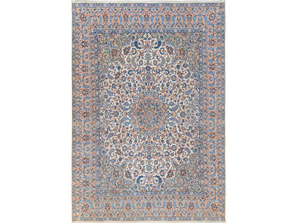 Ivory 11'6" x 16'6" Vintage Hand knotted Wool Rug - Sku: O02048