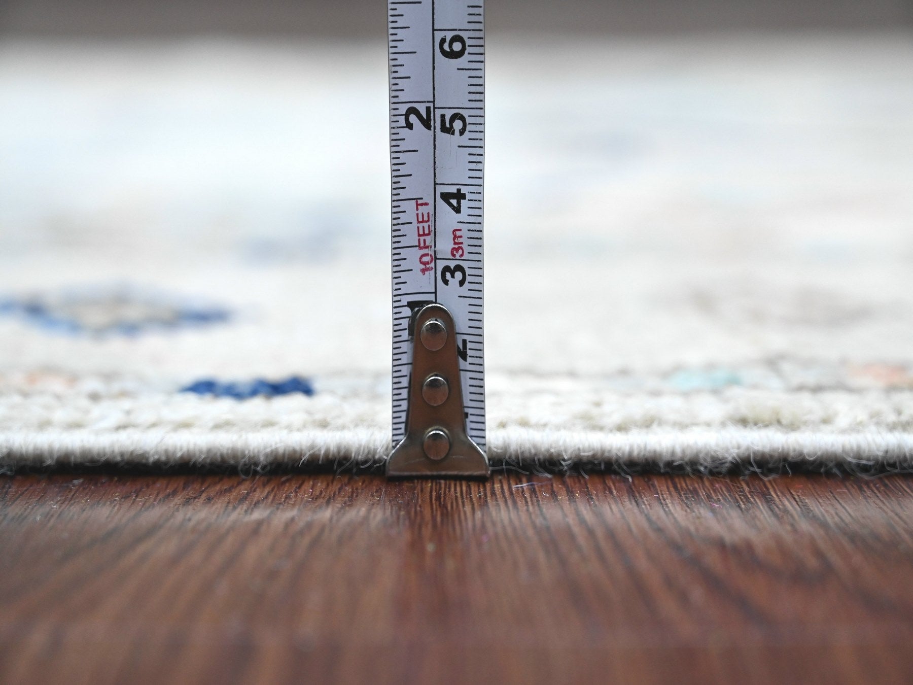 Oushak hand-knotted wool runner in Ivory, 3'1" x 11'8" — SKU O020530 (view 5)