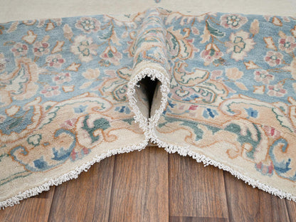 Kerman Vintage hand-knotted wool rug in Ivory, 9'11" x 13'9" — SKU O02055 (view 6)
