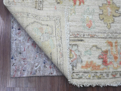 Oushak Oushak hand-knotted wool rug in Ivory, 3'10" x 5'10" — SKU O020568 (view 2)