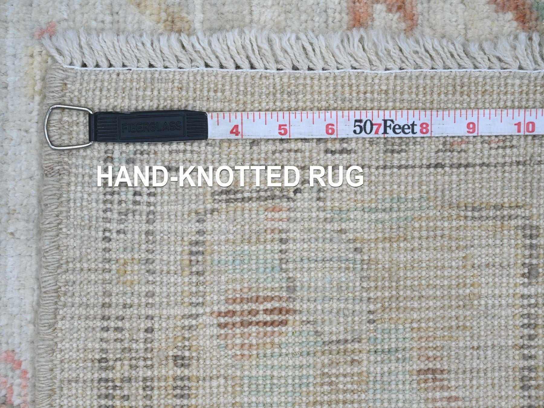 Oushak Oushak hand-knotted wool rug in Ivory, 3'10" x 5'10" — SKU O020568 (view 6)