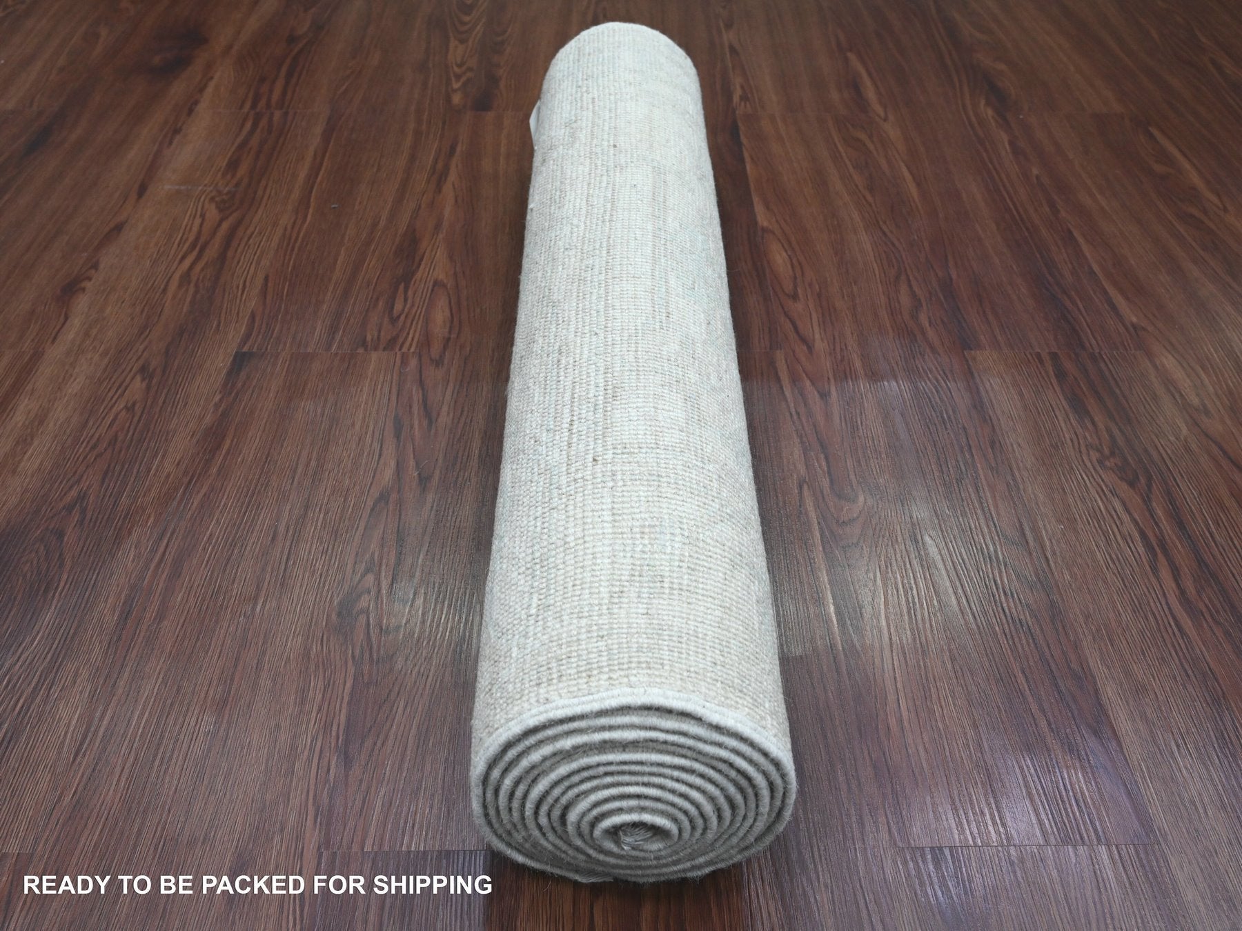 Oushak Oushak hand-knotted wool runner in Ivory, 2'8" x 9'8" — SKU O020577 (view 4)