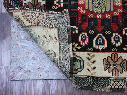 Red 5'9" x 9'1" Vintage Hand knotted Wool Rug - Sku: O020651