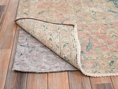 Pink 9'7" x 12'2" Vintage Hand knotted Wool Rug - Sku: O02065