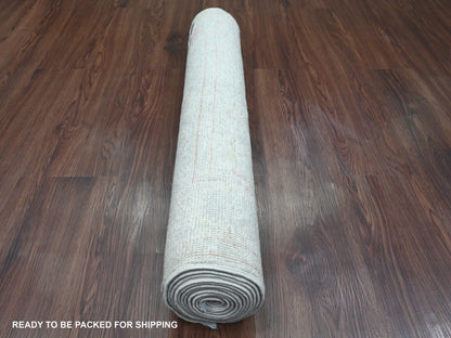 Oushak Oushak hand-knotted wool runner in Ivory, 2'10" x 9'7" — SKU O020665 (view 4)